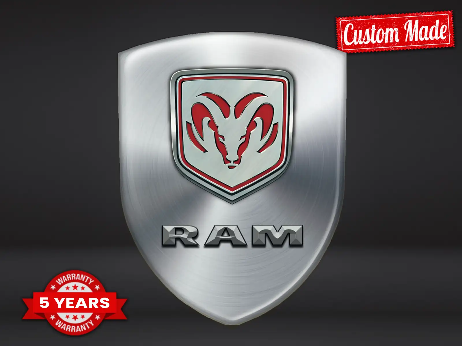 Dodge Decalcomanie Lunotto Auto Resistenti Stile Universale